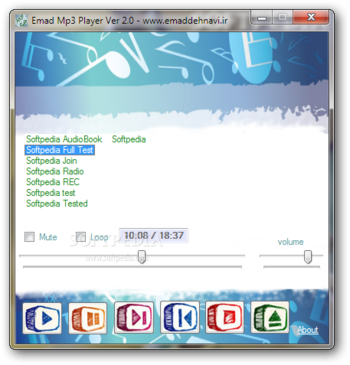 EMAD MP3 Player screenshot