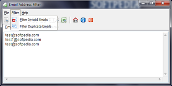 Email Address Filter screenshot