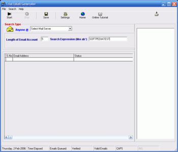 Email Address Generator and Email Finder screenshot