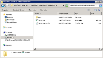 Email As Attachment screenshot