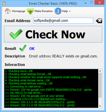 Email Checker Basic screenshot