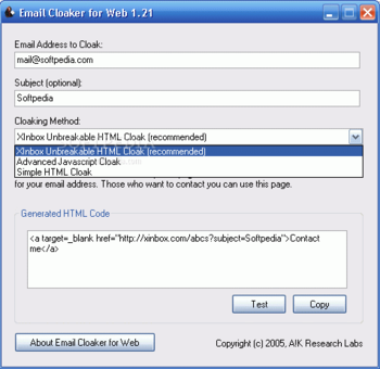Email Cloaker for Web screenshot 2
