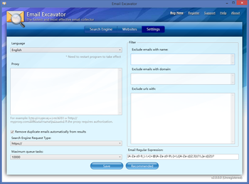 Email Excavator screenshot 3