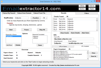 Email Extractor 14 screenshot