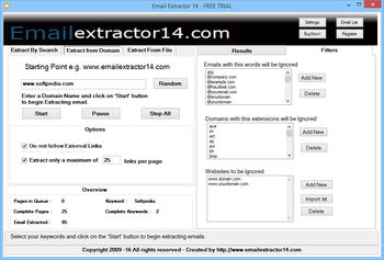 Email Extractor 14 screenshot 2