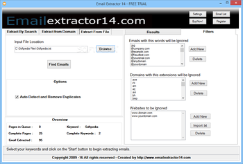 Email Extractor 14 screenshot 3