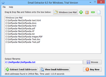 Email Extractor screenshot