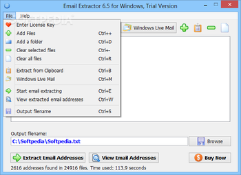 Email Extractor screenshot 2