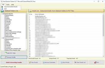 Email Extractor Outlook screenshot 3