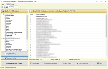 Email Extractor Outlook screenshot 4