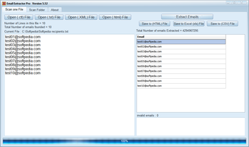 Email Extractor Pro screenshot