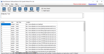 Email Extractor Software screenshot