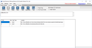 Email Extractor Software screenshot 2