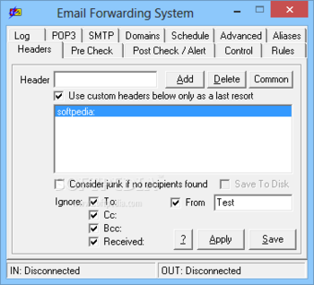 Email Forwarding System (formerly EFS Standard) screenshot 7