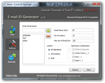 Email ID Generator screenshot 2