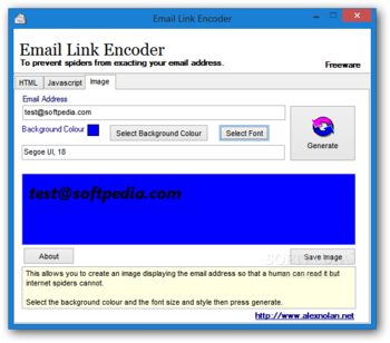 Email Link Encoder screenshot 2