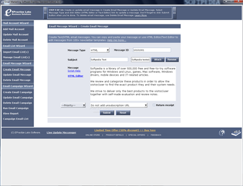 Email Marketing Software Express Standard Edition screenshot 4