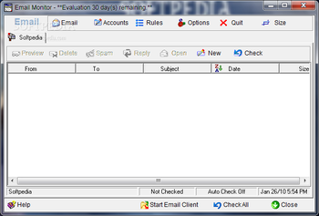 Email Monitor screenshot