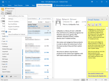 Email Notes for Outlook screenshot 3