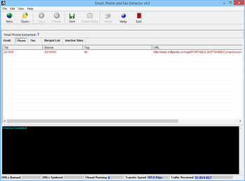 Email, Phone and Fax Extractor screenshot 3