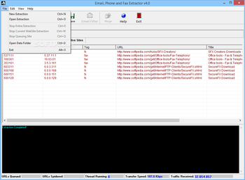 Email, Phone and Fax Extractor screenshot 4