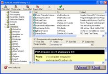 eMail-Printery screenshot