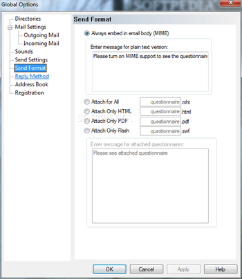 Email Questionnaire screenshot 9