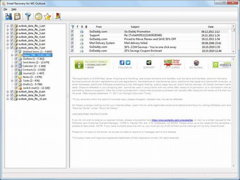 Email Recovery for MS Outlook screenshot