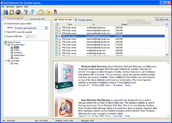 Email Recovery for Outlook Express screenshot 2