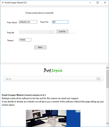 Email Scraper Wizard screenshot 4