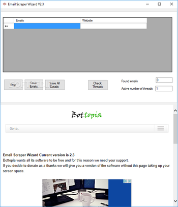 Email Scraper Wizard screenshot 5