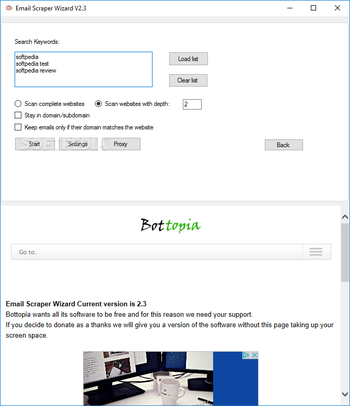 Email Scraper Wizard screenshot 6