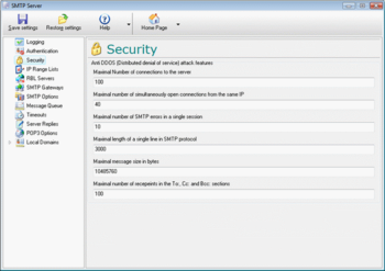 Email Security screenshot