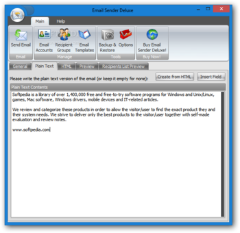 Email Sender Deluxe screenshot 4