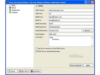 Email Sending Software screenshot 3