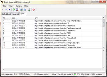Email Spider screenshot 3