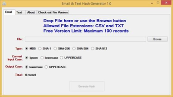 Email & Text Hash Generator screenshot 3