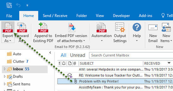 Email to PDF for Outlook screenshot 5