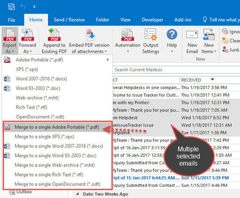 Email to PDF for Outlook screenshot 6