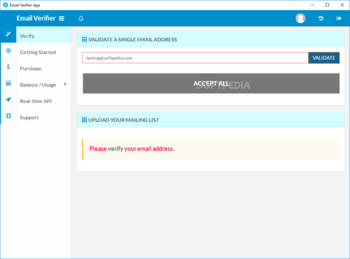Email Verifier App screenshot 2