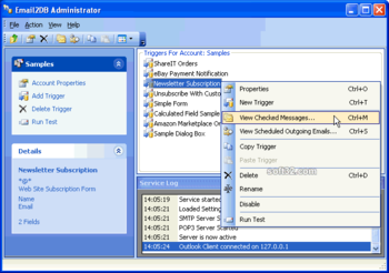 Email2DB screenshot 3