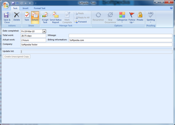 Email2Task screenshot 3