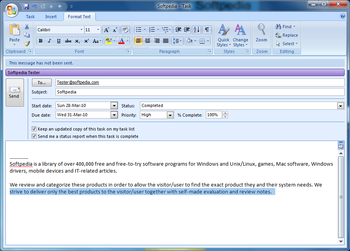 Email2Task screenshot 7