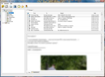 EmailAdept DBX Viewer screenshot