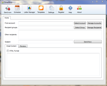 EmailAny Sender screenshot