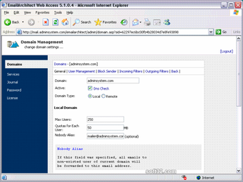 Emailarchitect Email Server screenshot 2