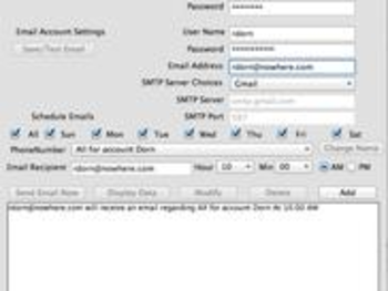 EmailCellUsage screenshot