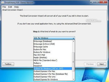 Emailchemy for Windows 64 screenshot 2