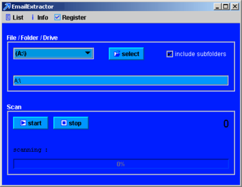 EmailExtractor screenshot 3