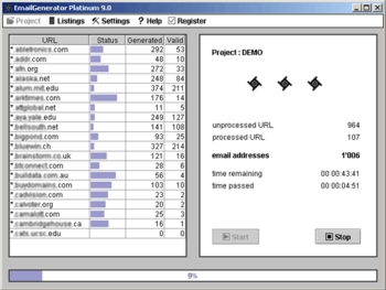 EmailGenerator Platinum screenshot 2